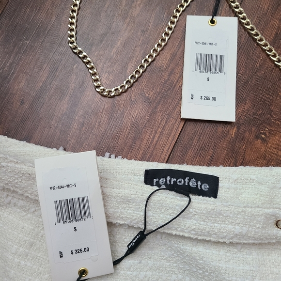 NWT Retrofete skirt and crop top set size S M & L - Picture 4 of 7